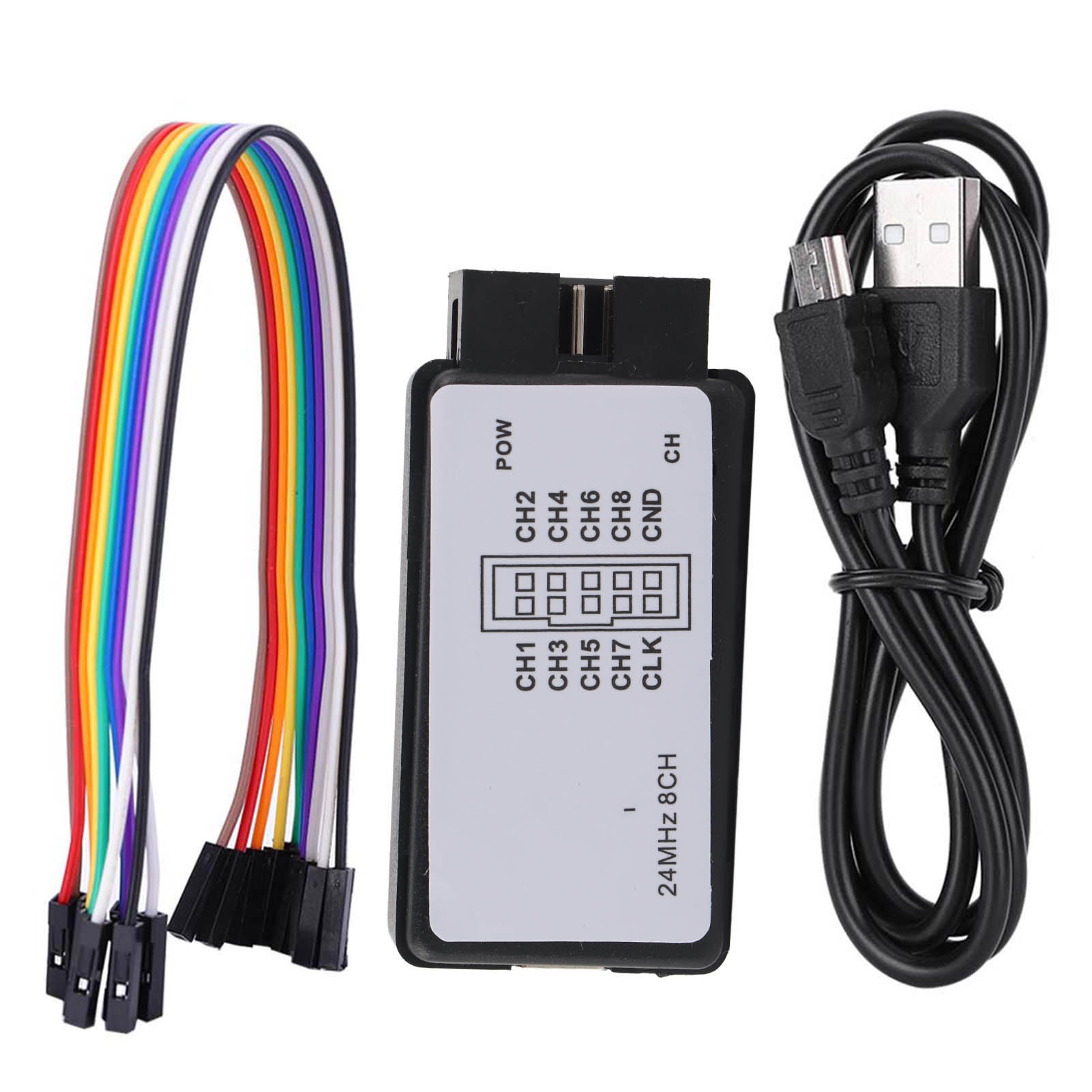 Logic Analyzer Usb - محلل منطقي 24 ميجاهرتز، جهاز محلل