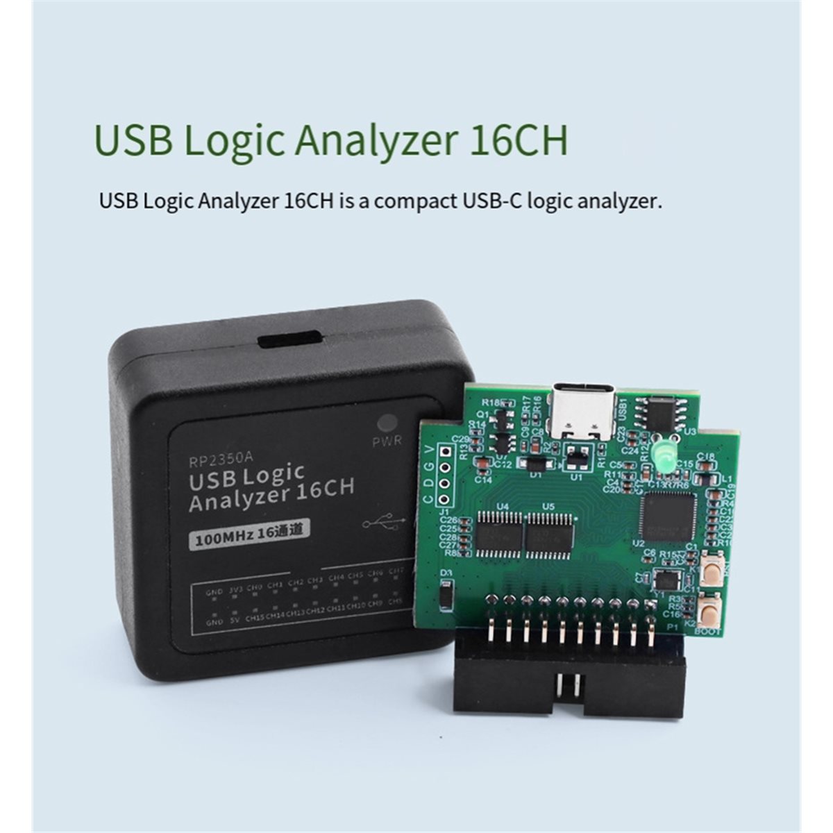 Logic Analyzer Usb - وحدة تحليل منطقي USB لوحدة التحكم