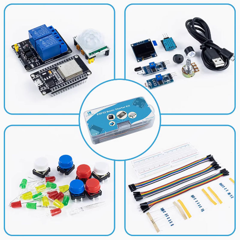 مجموعة أدوات صنع وحدة واي فاي  - مراجعة Diy Electronics Learning Kit وسعره