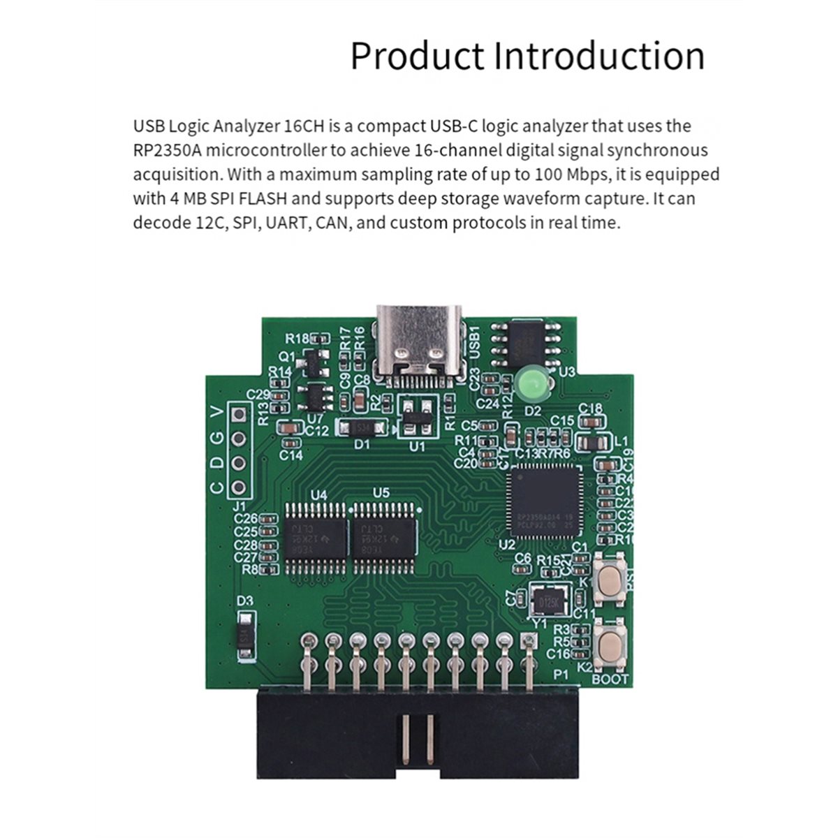 وحدة تحليل منطقي USB لوحدة الت - مراجعة Logic Analyzer Usb وسعره