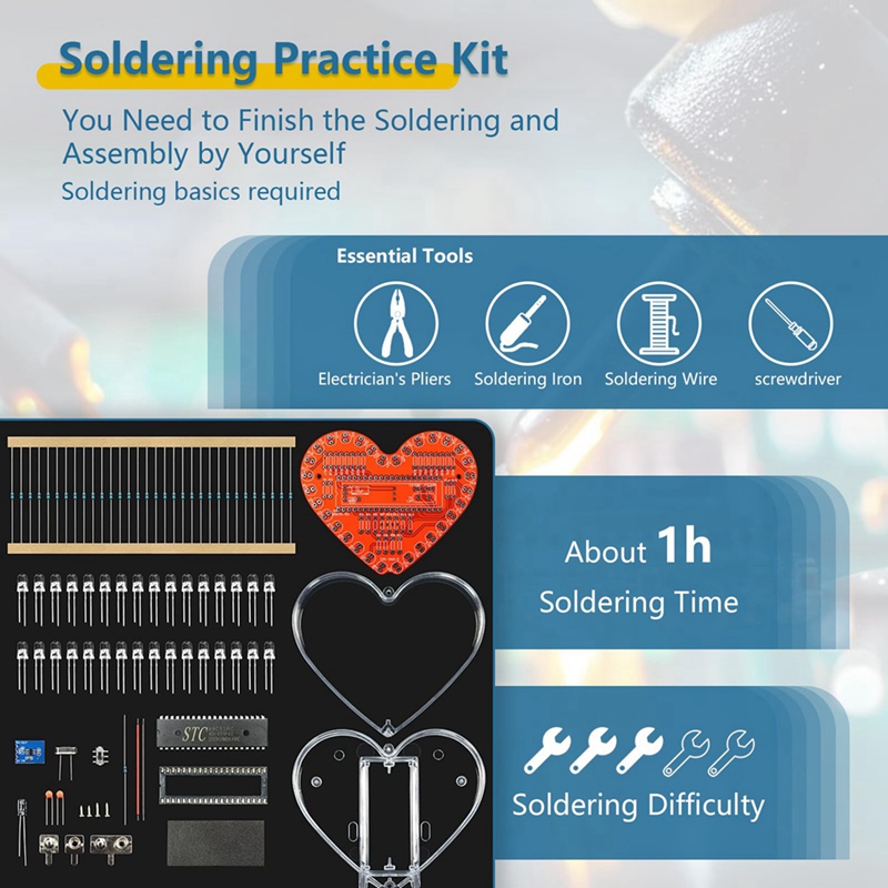 ● مجموعة أدوات تدريب على اللحا - مراجعة Diy Electronics Project Kit وسعره