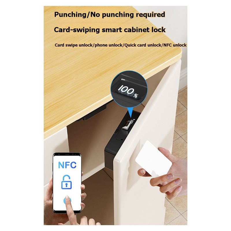 قفل باب إلكتروني بتقنية NFC -  - مراجعة Diy Electronics Cabinet وسعره